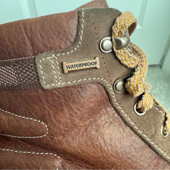 Chaco Sierra Boots Women's Size 9 Brown Waterproof Leather Hiking Shoes Gorpcore - Picture 8 of 12